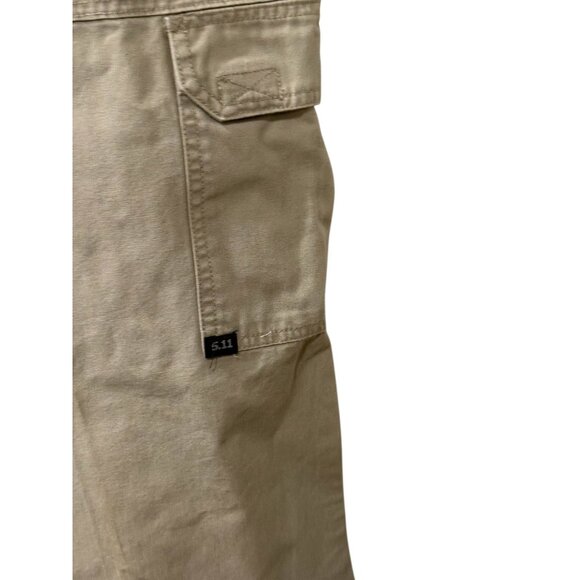 5.11 Tactical Series Mens Cargo Pants Khaki Size 46 Cotton Utility Workwear Dura - Picture 5 of 6